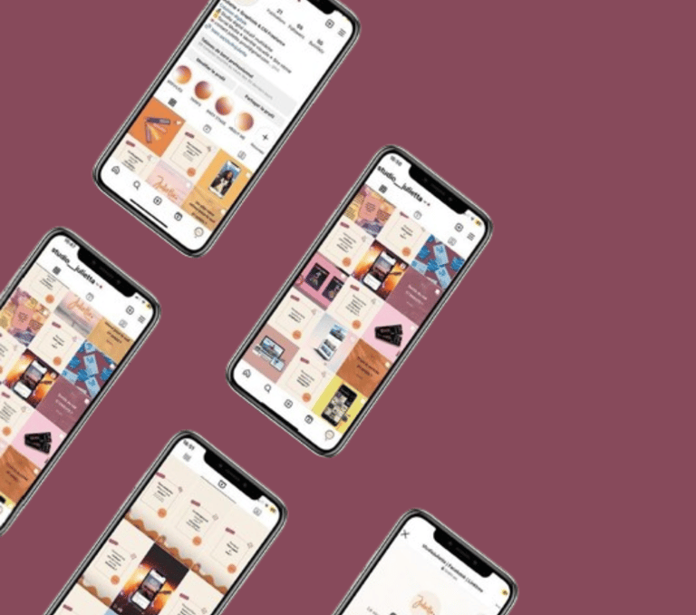 Image d'Iphone présentant le service Community Management + sponsorisation