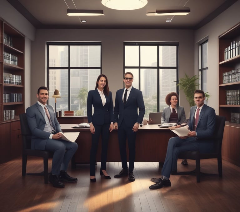 A large, modern office building with a curved facade and numerous windows. The building is labeled with the 'Thomson Reuters' logo. An electronic news ticker displays headlines along the bottom, contributing to the urban, corporate atmosphere.