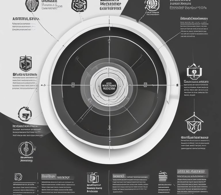 A focused business meeting where a team discusses growth strategies using charts and laptops.