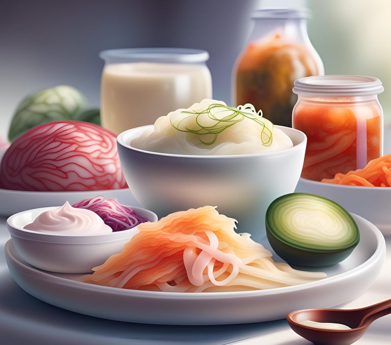 representacion de alimentos fermentados