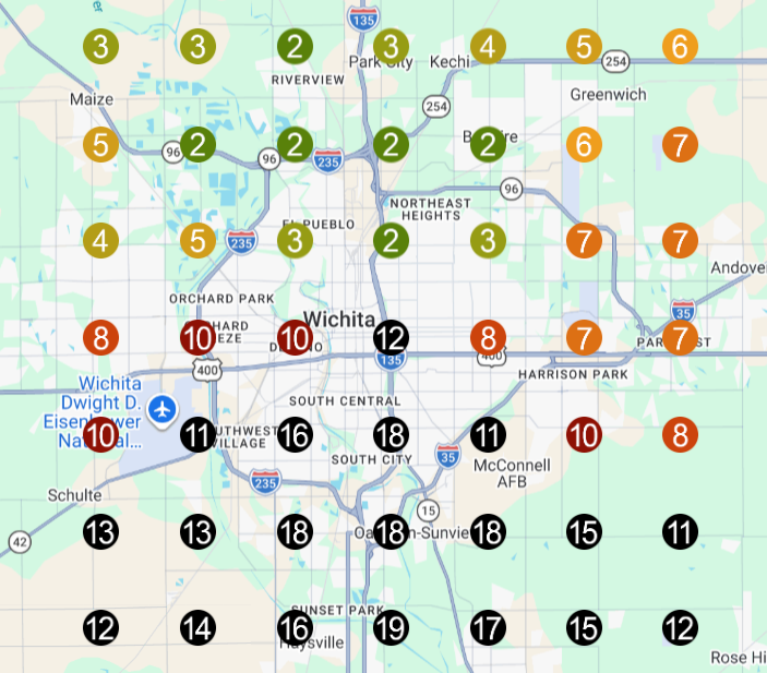 google business profile map