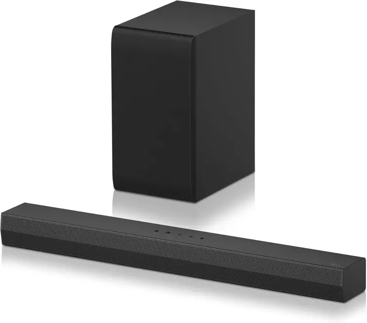 LG S40T - Barra de Sonido Inteligente, 300W, 2.1 Canales, Sonido Envolvente, negro