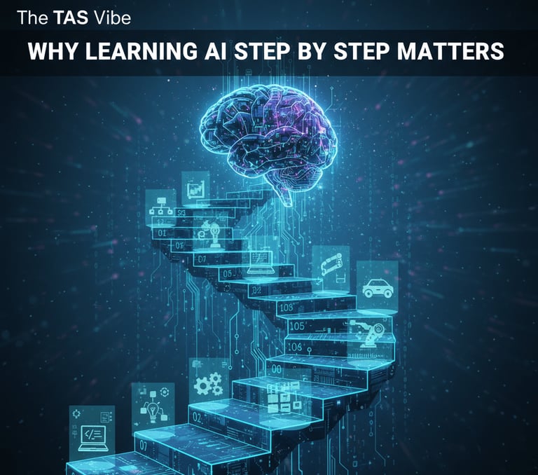 Why Learning AI Step by Step Matters