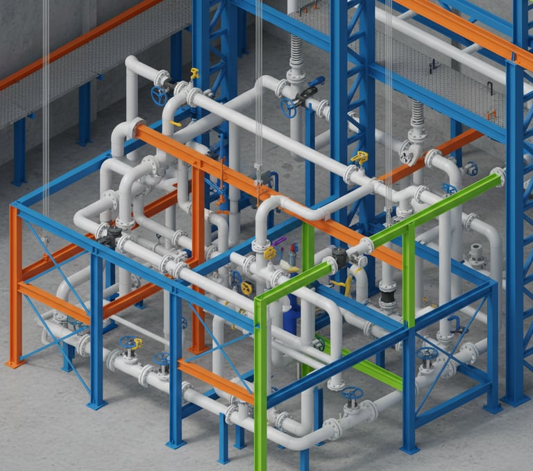 Piping Engineering | Piping Design and Drafting | Pipe Routing