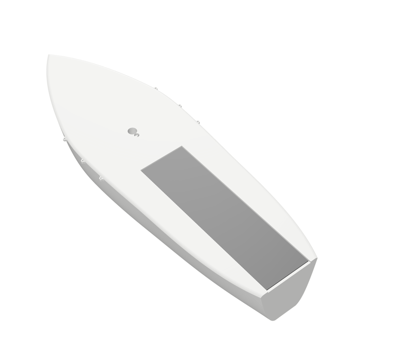 A radio controlled sailboat hull model for 3D printing