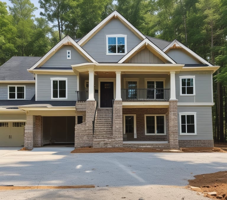 Bright new construction home with new roof. 