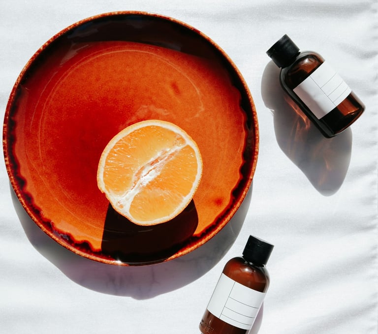 huile visage naturelle orange