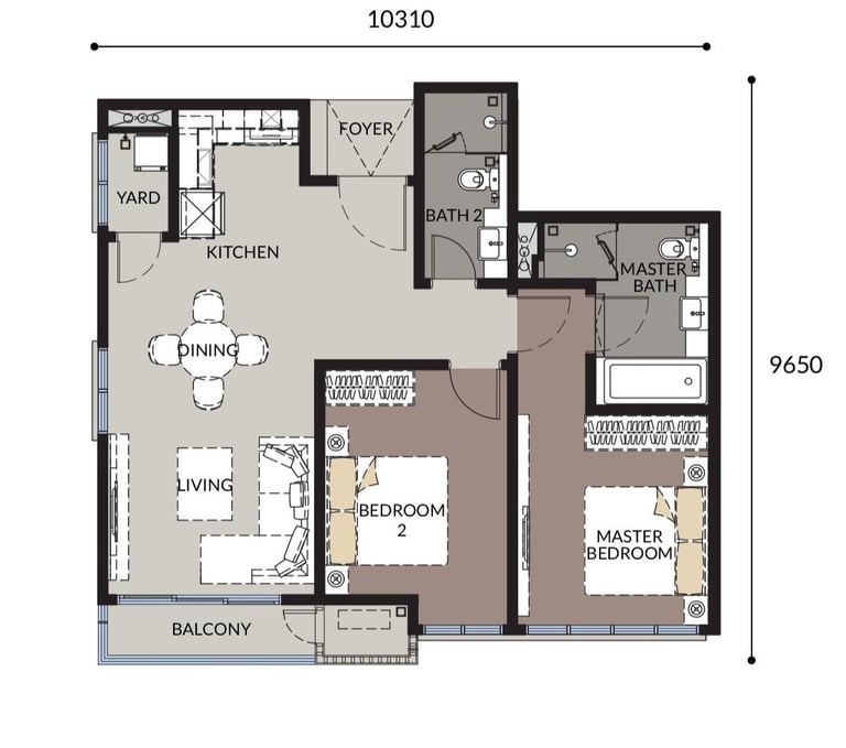 Talisa Bangsar Hill Park Layout Plan Type 2B1