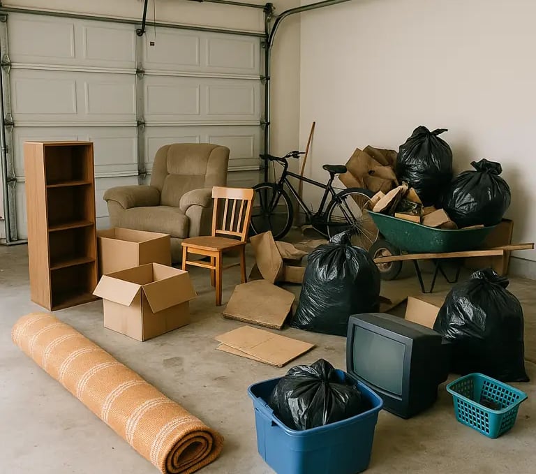 garage that need junk removal 