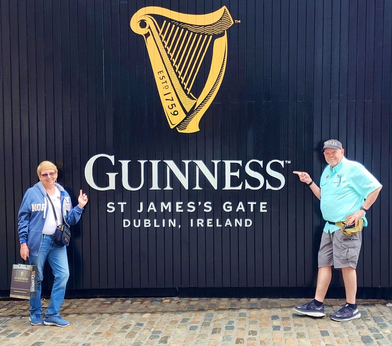 How about a pint of Guinness in Dublin, Ireland?
