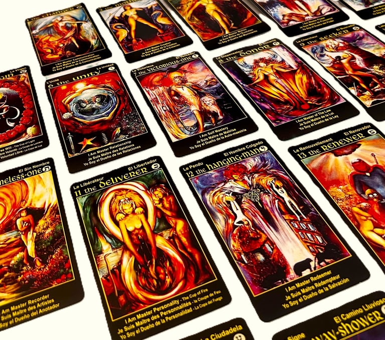 22 Major Arcana Tarot Cards A Grounded Tarot Guide for Beginners & Advanced I Am One Tarot Deck