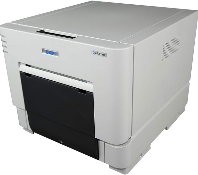 DNP DS-RX1HS professional dye-sublimation photo printer for high-speed event printing.
