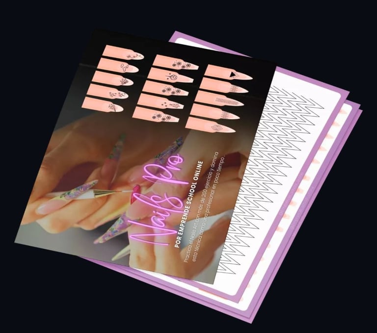 Testimonio de plantilla de practica NailsPRO para manicuristas principientes.