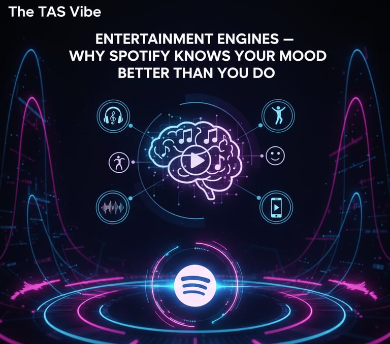 Entertainment Engines – Why Spotify Knows Your Mood Better Than You Do