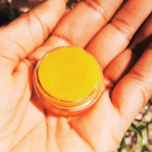 turmeric lip scrub