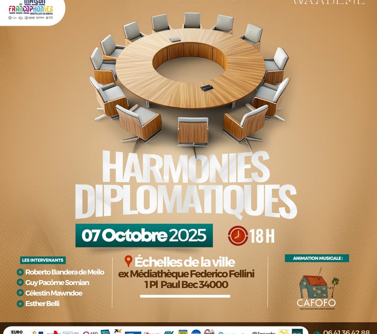 Affiche d'Harmonies Diplomatiques