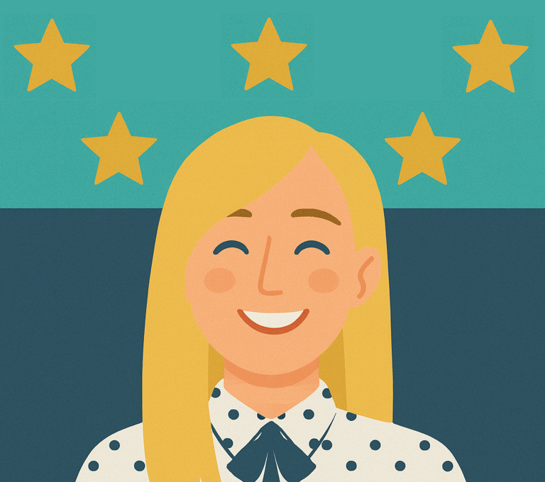 Avatar of Cath Patterson with 5 stars for feedback