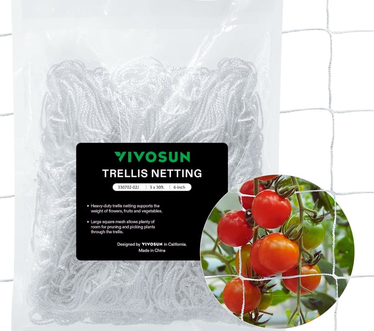 Garden Netting (Heavy-Duty Nylon)