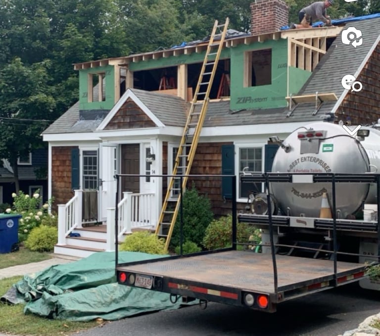 shed dormer addition construction Braintree MA