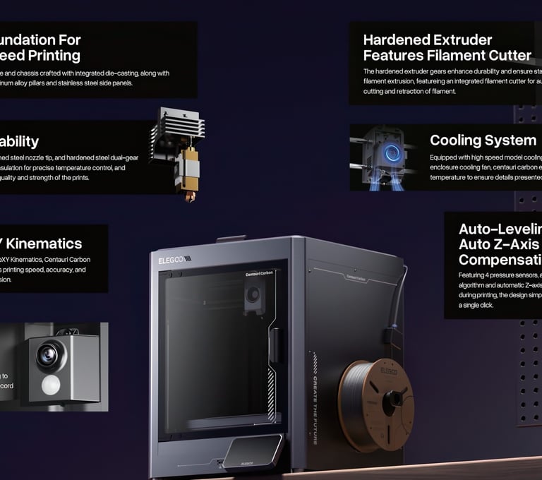 3d printer machine elegoo centauri