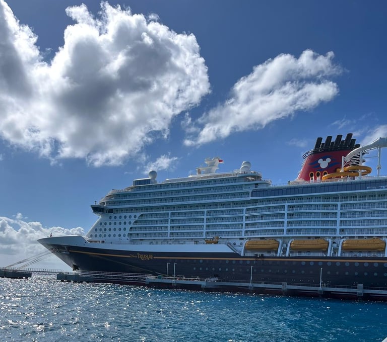 Crucero Disney Treasure por las bahamas e isla Castaway cay