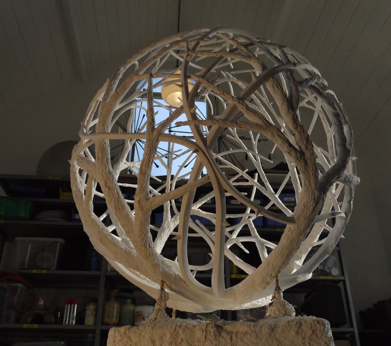 working studio Naughty Boy studio Artist in residence Mark Richard Hall