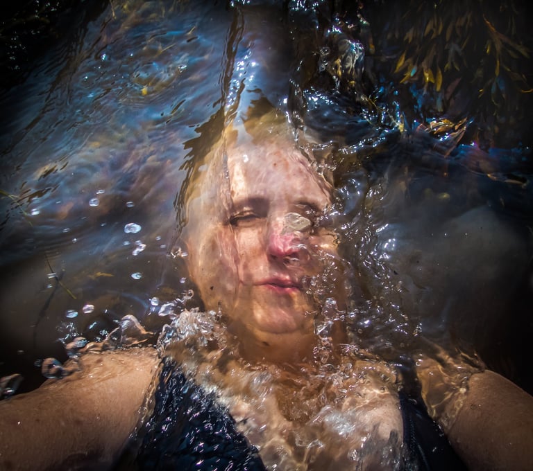 Breathing Underwater - Photograph by Lynn Ellis