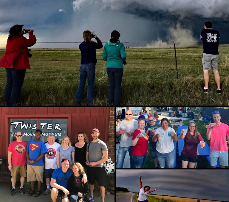 Storm chasing in a small group tour