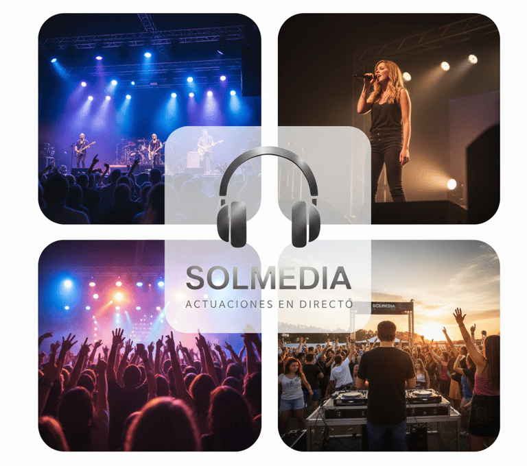 actuaciones en directo, concietos, grupos, fiestas privadas