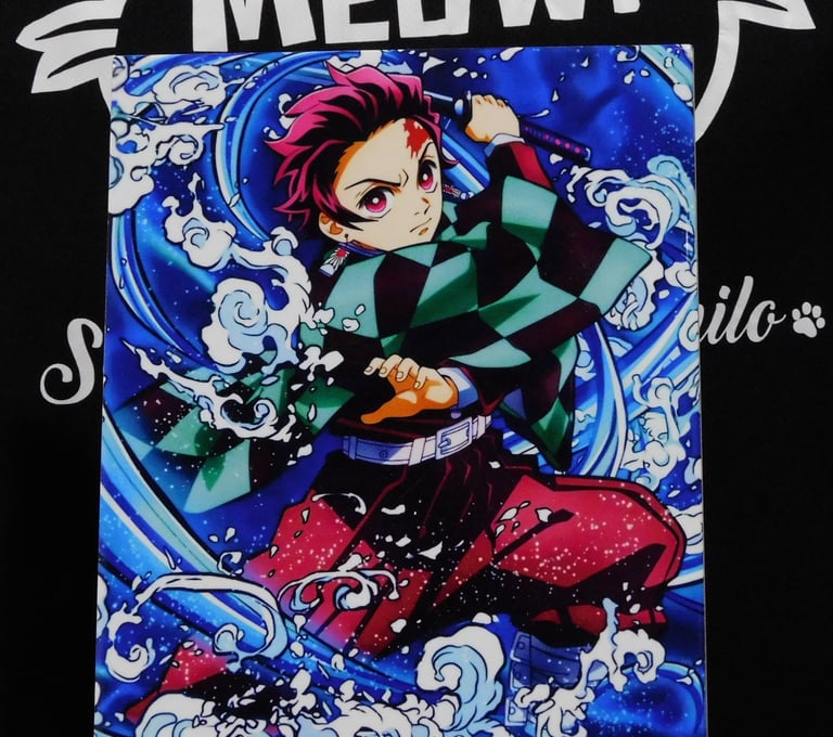 Ceramica con diseño de Kimetsu No Yaiba