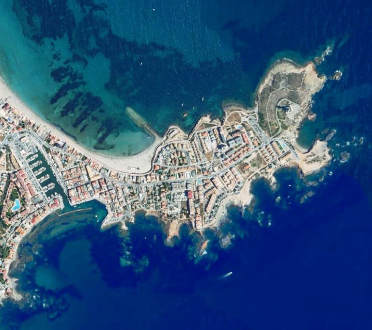 cabo de palos ortofotomar menor murcia