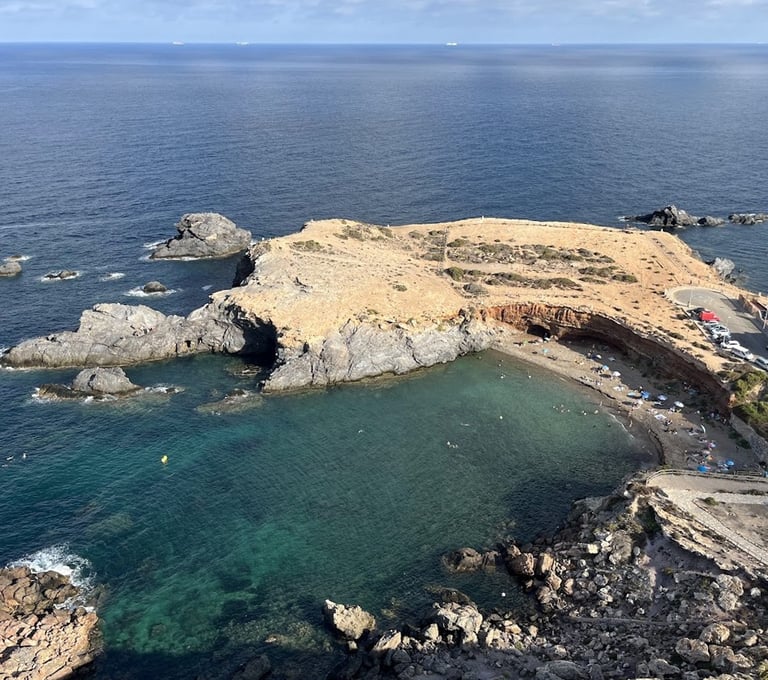 Calafría playa cabo de palos murcia