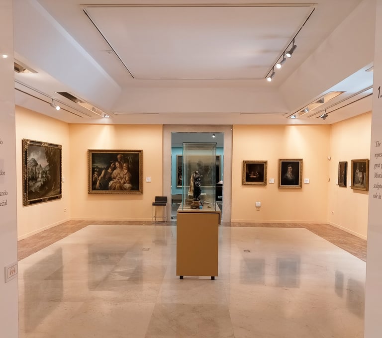 Room dedicated to 18th-century painting in the Museum of Fine Arts of Murcia. Photo from Wikimedia.