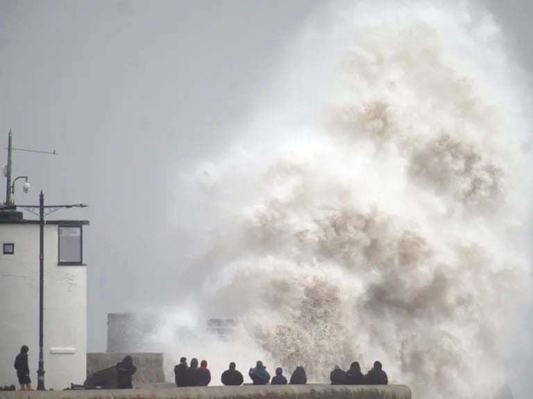 Storm Darragh South Wales.