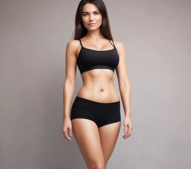 Happy person feeling energized and confident after successful weight loss treatment.