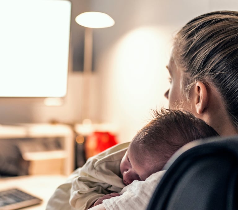 Working mom transitioning to stay-at-home-mom