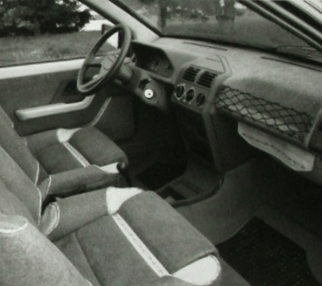 intérieur peugeot 205 agades 4x4 avec sacoche