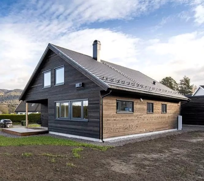 Wooden panel houses
