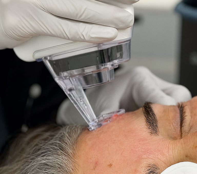 Láser CO₂ fraccionado para cicatrices, arrugas y renovación facial en clínica estética Tijuana