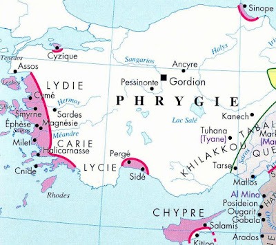 Asia Minor in the 8th century BC