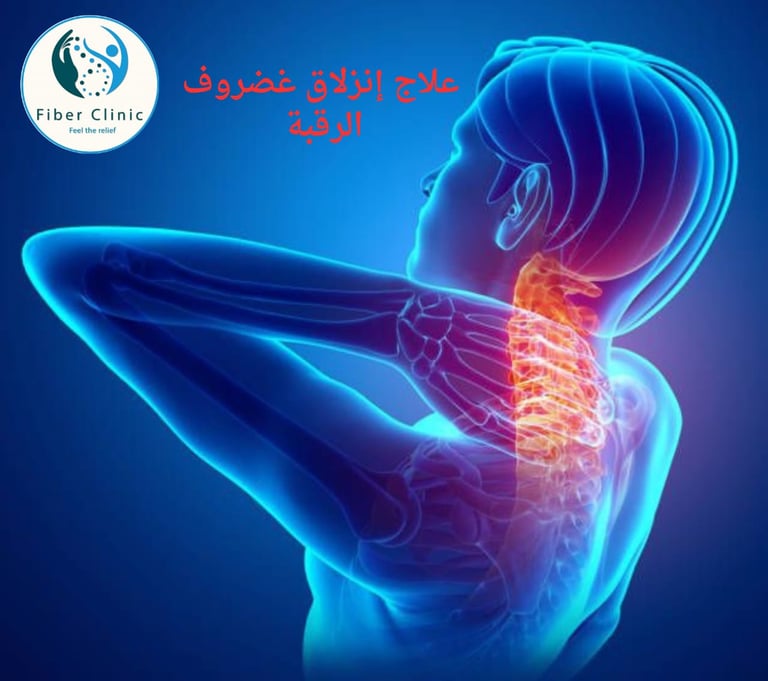 علاج انزلاق غضروف الرقبة في افضل مركز علاج طبيعي في مصر فايبر كلينك