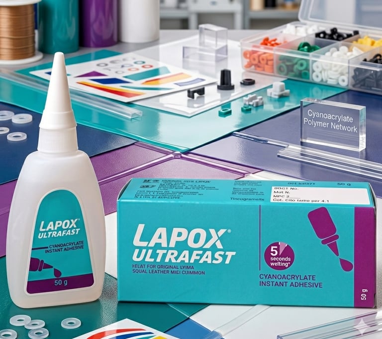 Lapox ultrafast cyanoacrylate glue