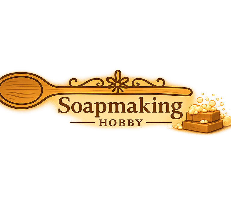 Soapmaking Hobby logo with spoon