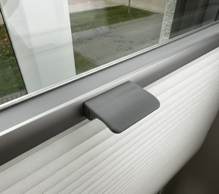 Pleated Blind Handle and Manual operations