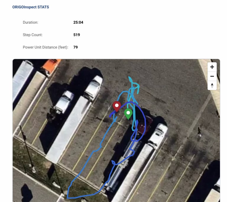 Photo showing what a verified and thorough inspection looks like