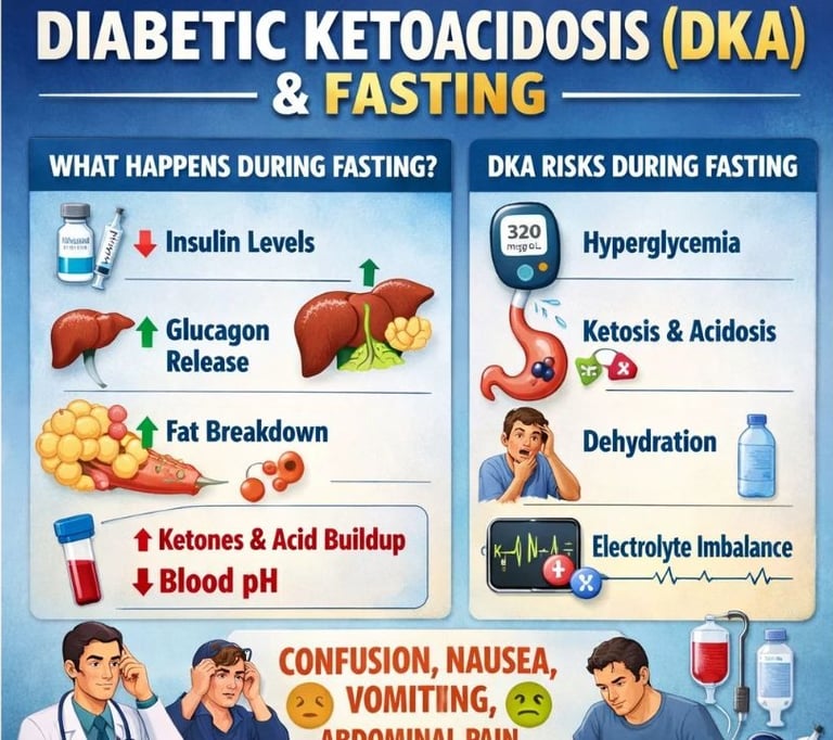 🩺 Diabetic Ketoacidosis (DKA) and Fasting 💉🥣