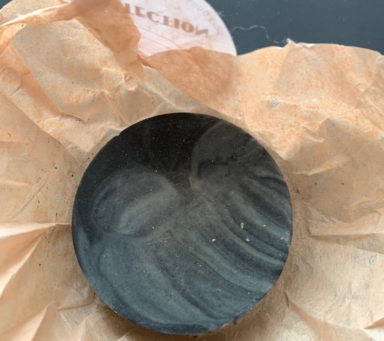 round black bar of Alchemy and Herbs Healing Protection soap
