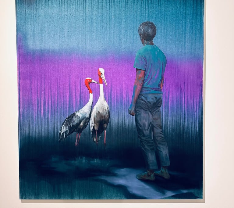 Limits, 2022  200 x 160 cm Romain Bernini ©16mag