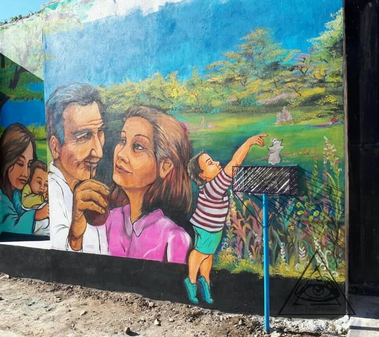 Mural La Boohemia.2018. Plaza "Artidorio Cresseri"