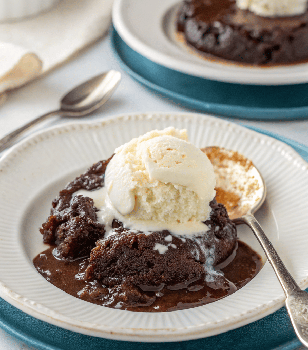 brownie dessert on a plate